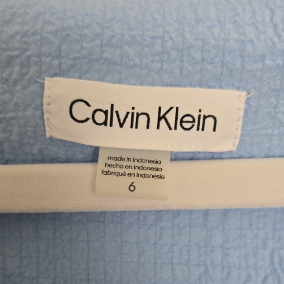 Calvin Klein Light Blue Midi Dress - Picture 3 of 10